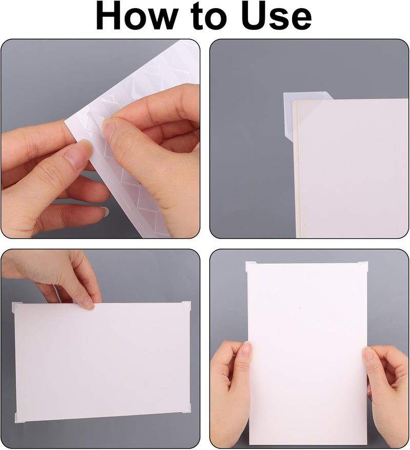 Penitue 15 Sheets Photo Mounting Corners for Scrapbooking, Clear Self Adhesive Scrapbook Corners Stickers Supplies Accessories for DIY Album Pictures Personal Journal Memory Books - Image 5